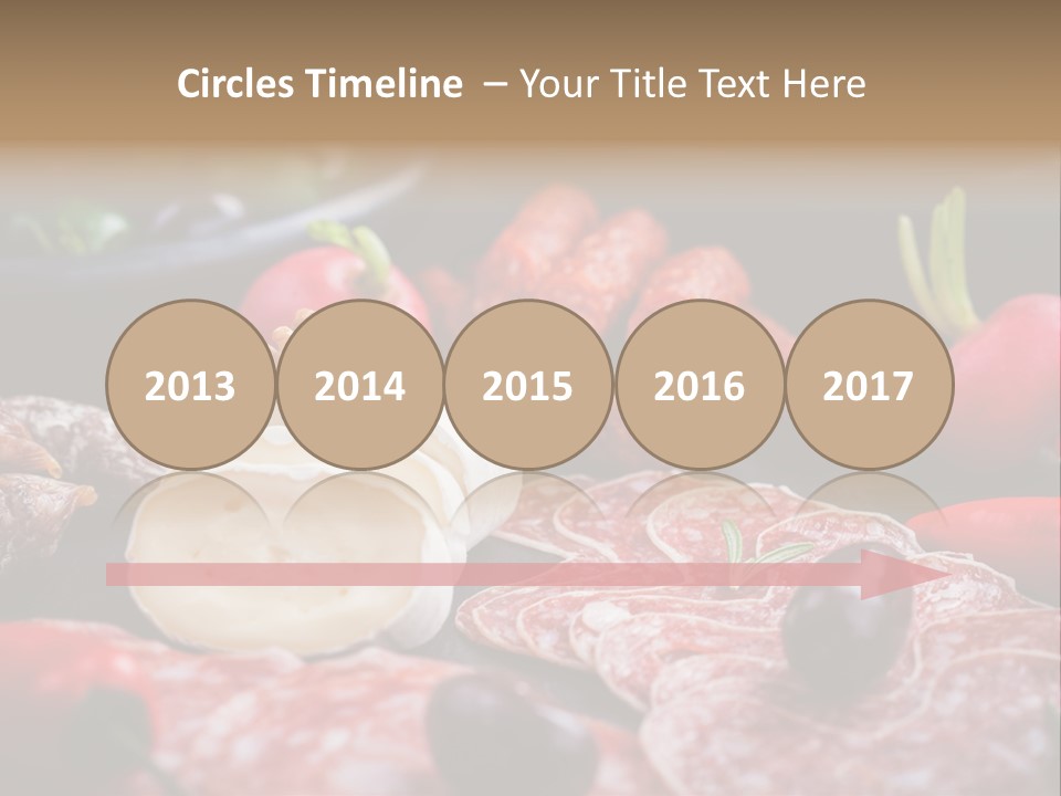 Olive Bacon Cuts PowerPoint Template