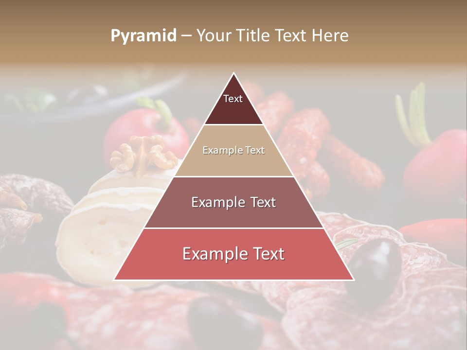 Olive Bacon Cuts PowerPoint Template