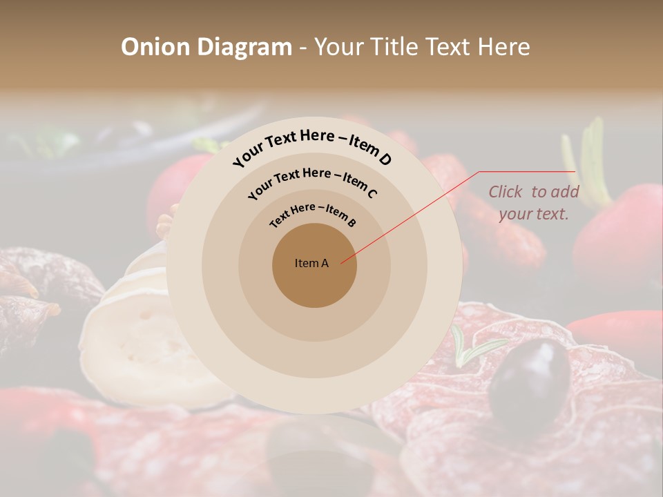 Olive Bacon Cuts PowerPoint Template