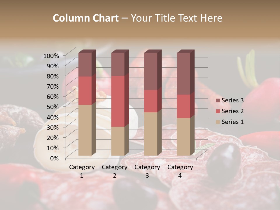 Olive Bacon Cuts PowerPoint Template