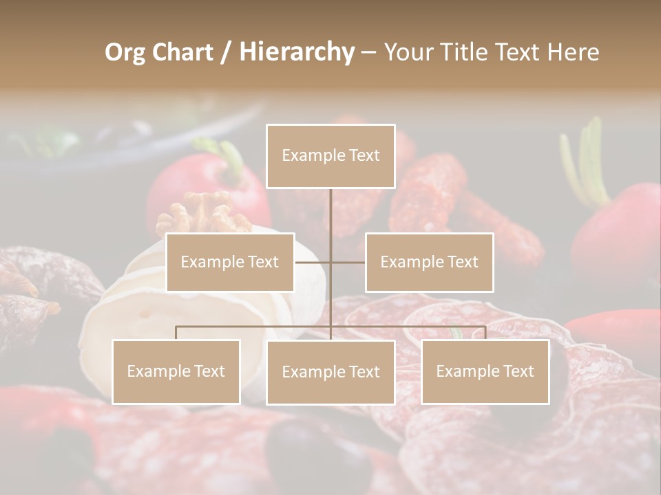 Olive Bacon Cuts PowerPoint Template