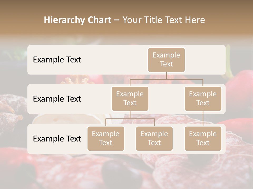 Olive Bacon Cuts PowerPoint Template