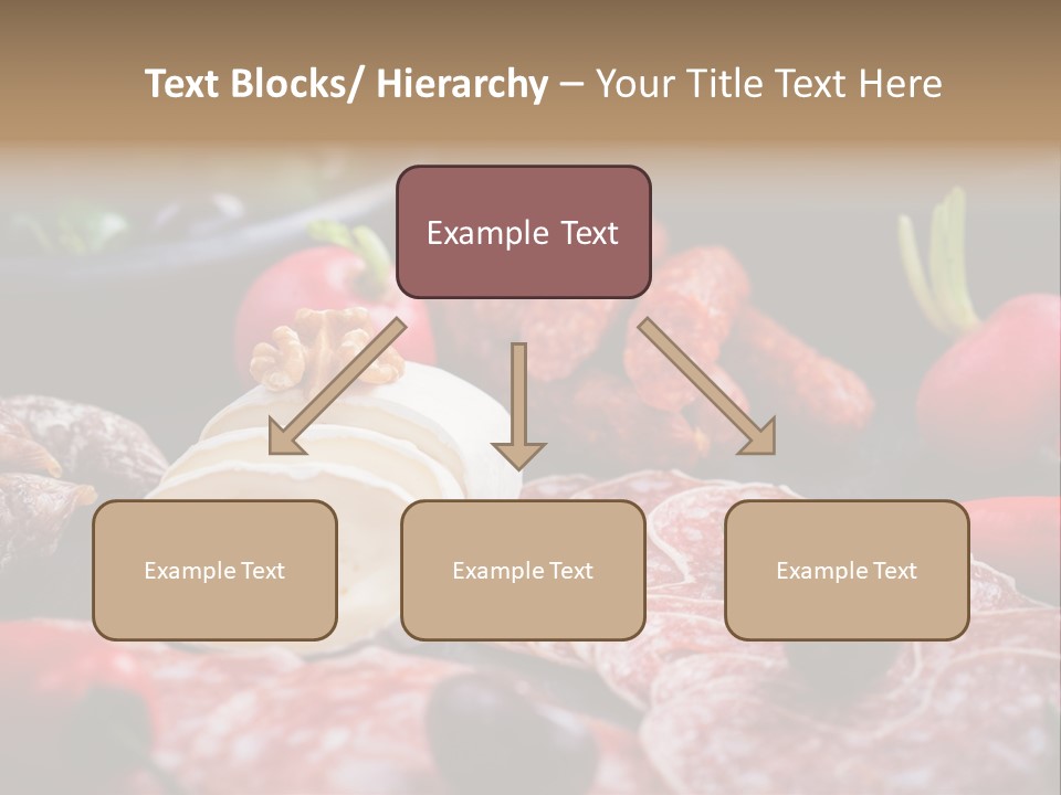 Olive Bacon Cuts PowerPoint Template