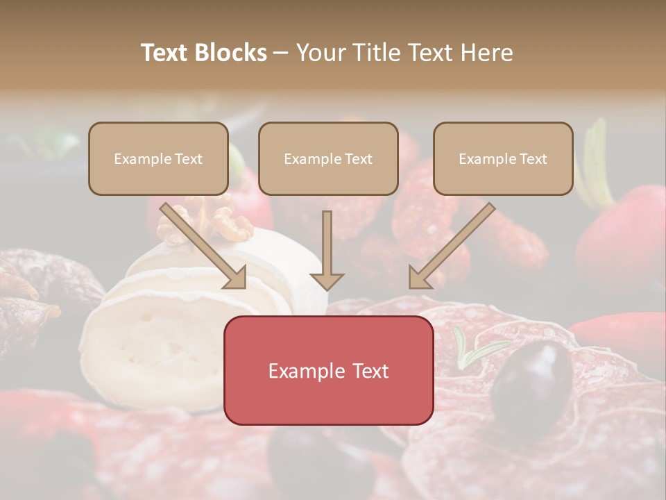 Olive Bacon Cuts PowerPoint Template