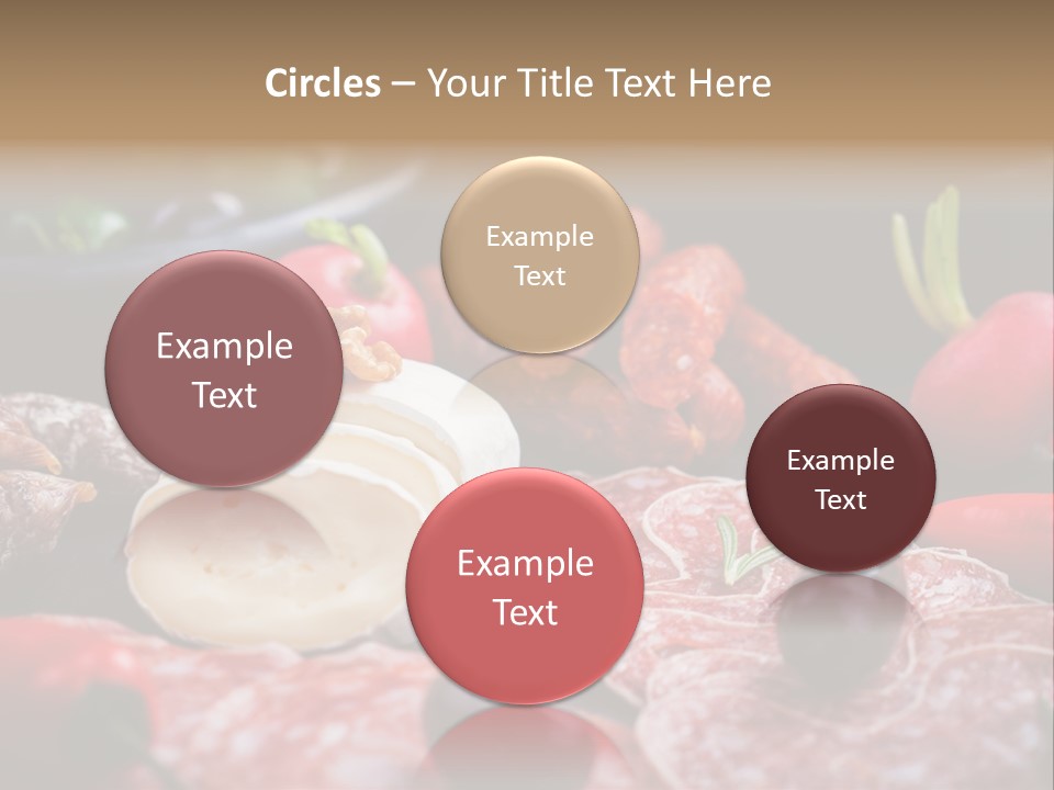 Olive Bacon Cuts PowerPoint Template