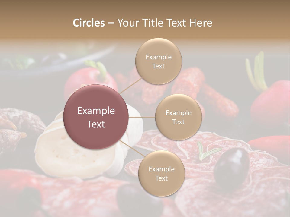 Olive Bacon Cuts PowerPoint Template