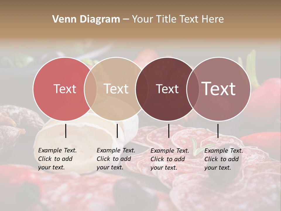 Olive Bacon Cuts PowerPoint Template