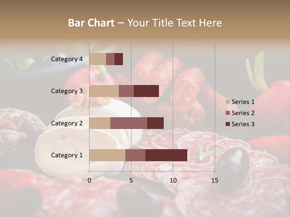 Olive Bacon Cuts PowerPoint Template