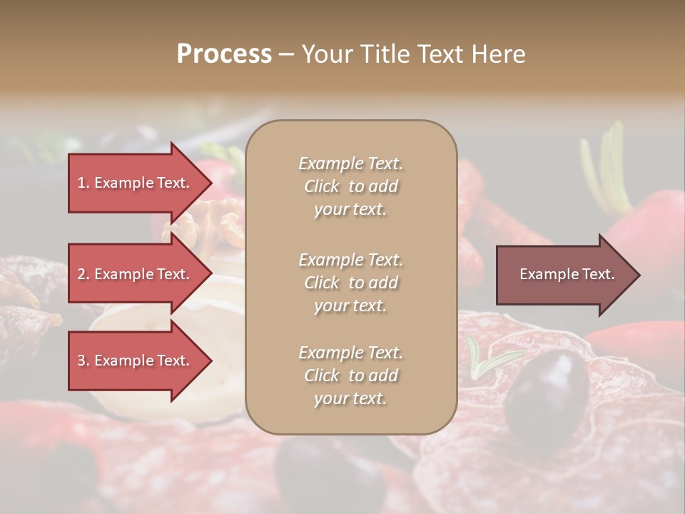 Olive Bacon Cuts PowerPoint Template