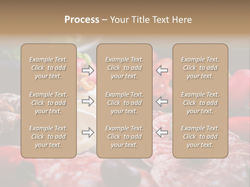 Olive Bacon Cuts PowerPoint Template