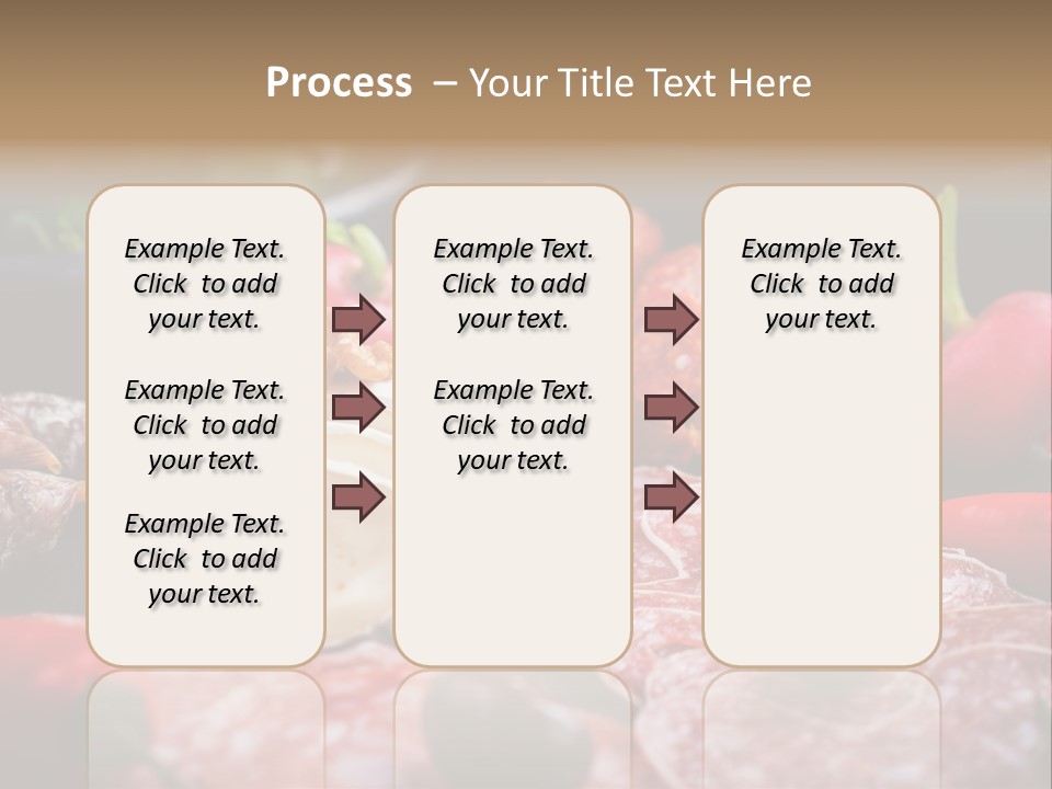 Olive Bacon Cuts PowerPoint Template