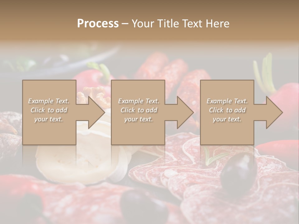 Olive Bacon Cuts PowerPoint Template