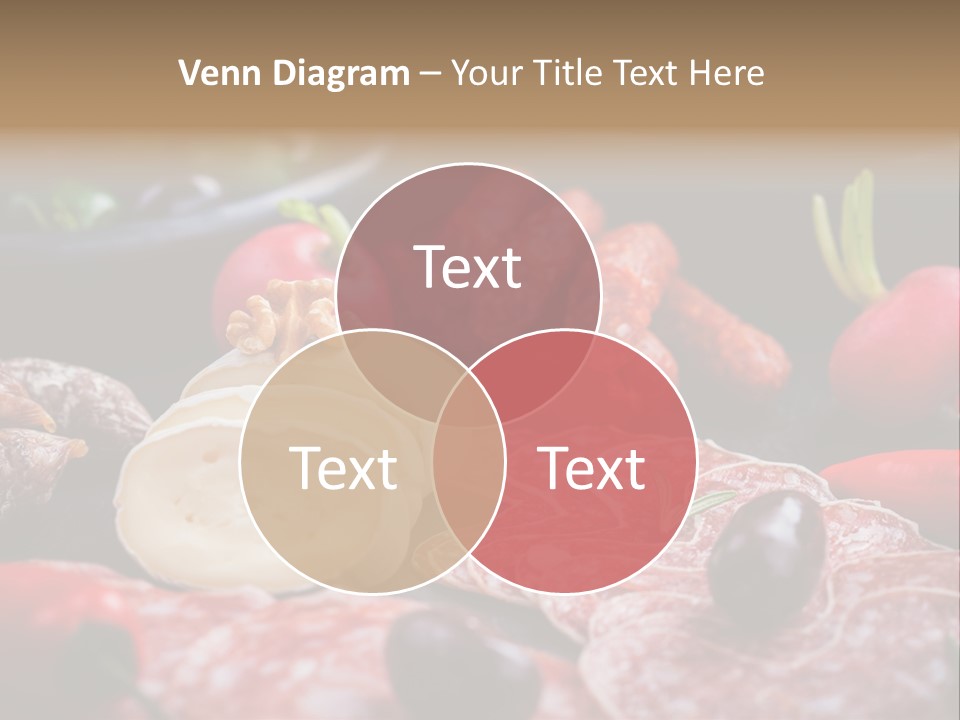 Olive Bacon Cuts PowerPoint Template