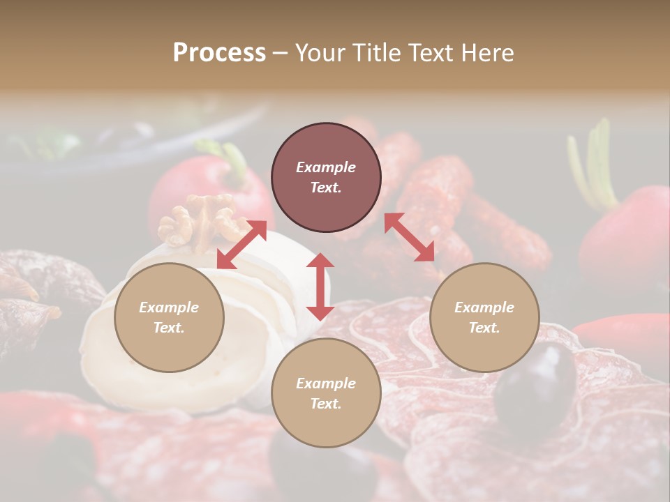 Olive Bacon Cuts PowerPoint Template