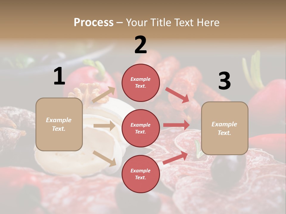 Olive Bacon Cuts PowerPoint Template