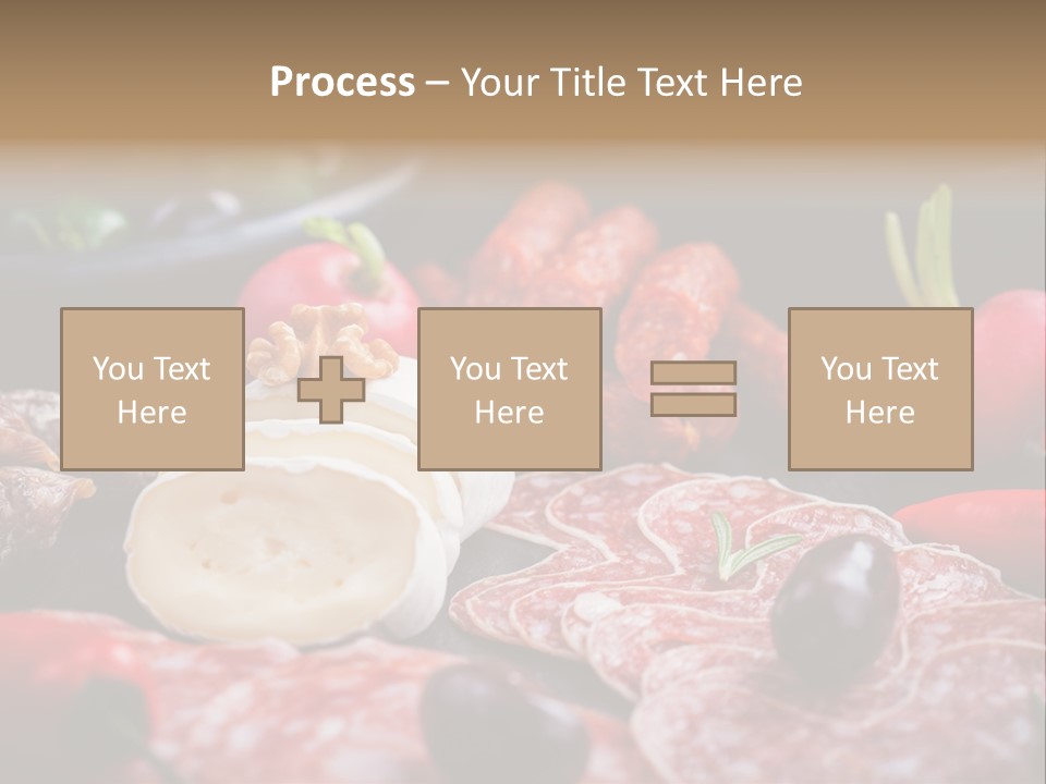 Olive Bacon Cuts PowerPoint Template
