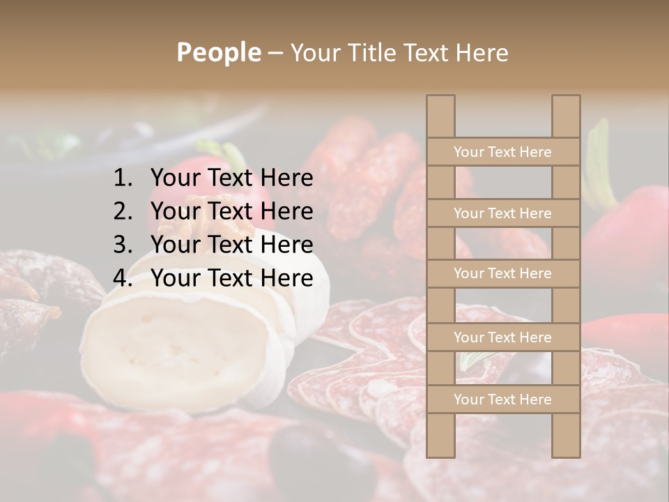 Olive Bacon Cuts PowerPoint Template