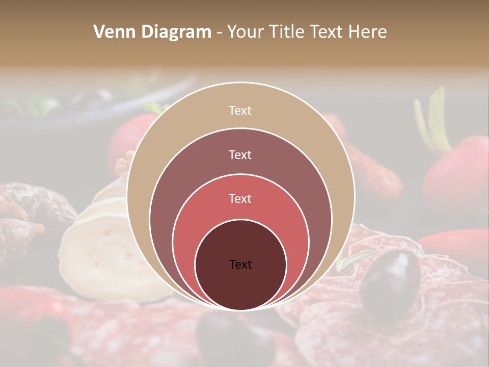 Olive Bacon Cuts PowerPoint Template