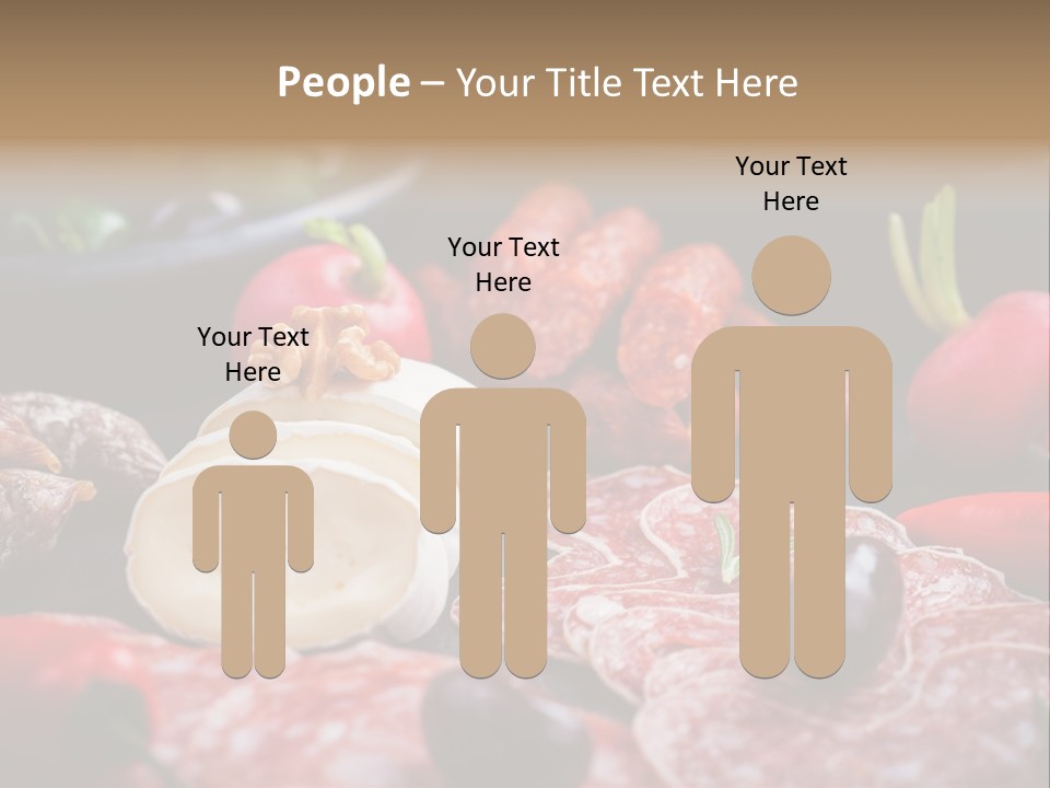 Olive Bacon Cuts PowerPoint Template