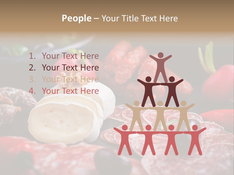 Olive Bacon Cuts PowerPoint Template