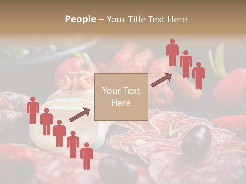 Olive Bacon Cuts PowerPoint Template