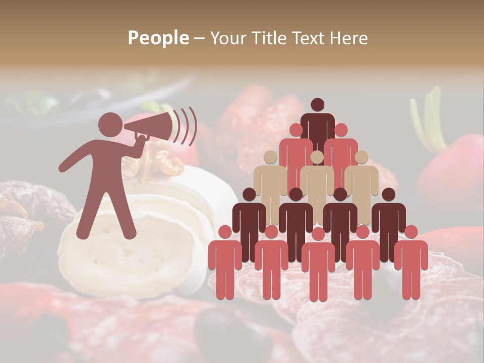 Olive Bacon Cuts PowerPoint Template