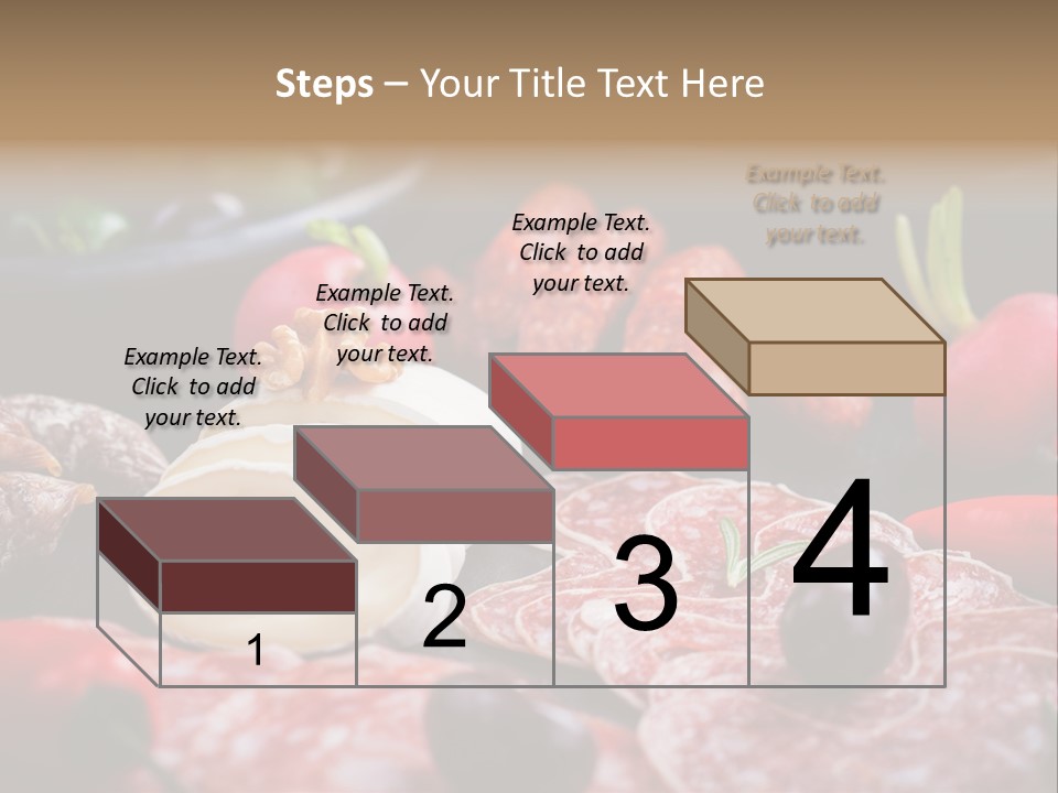 Olive Bacon Cuts PowerPoint Template
