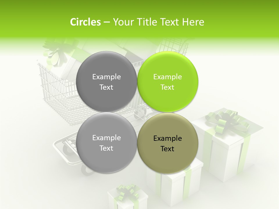 Box Pictogram Festive PowerPoint Template