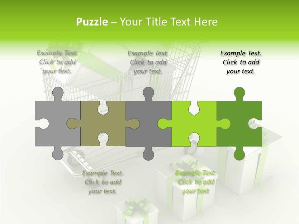 Box Pictogram Festive PowerPoint Template