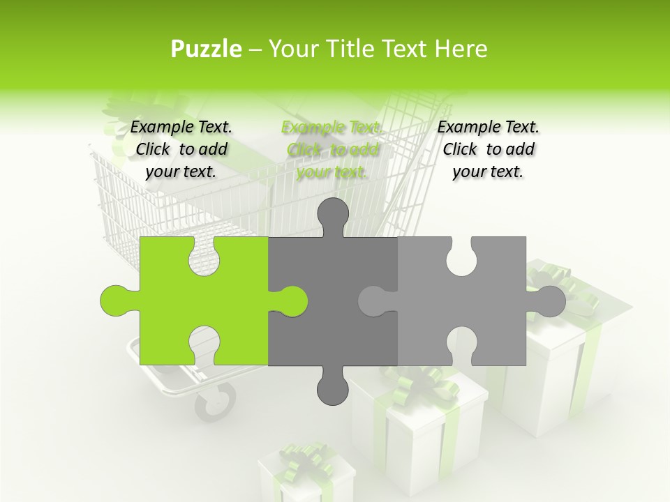 Box Pictogram Festive PowerPoint Template