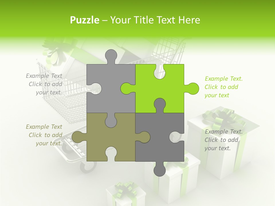 Box Pictogram Festive PowerPoint Template