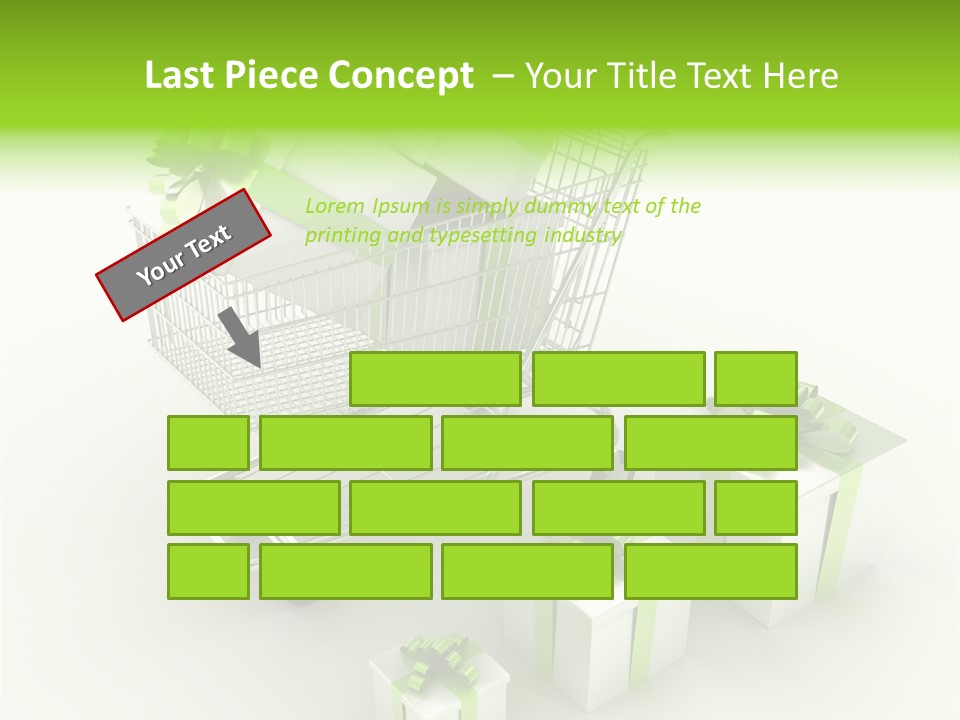 Box Pictogram Festive PowerPoint Template