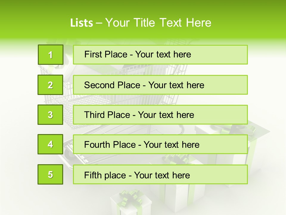 Box Pictogram Festive PowerPoint Template