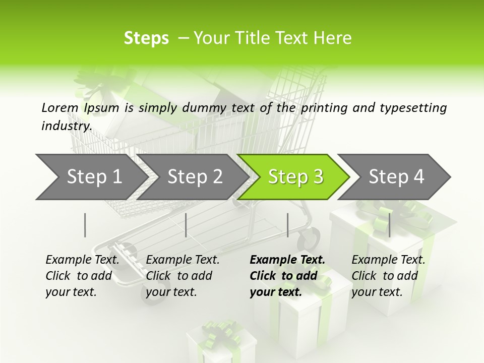 Box Pictogram Festive PowerPoint Template