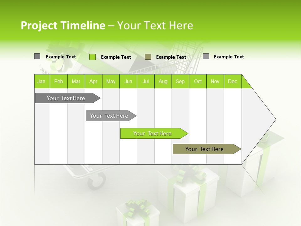 Box Pictogram Festive PowerPoint Template