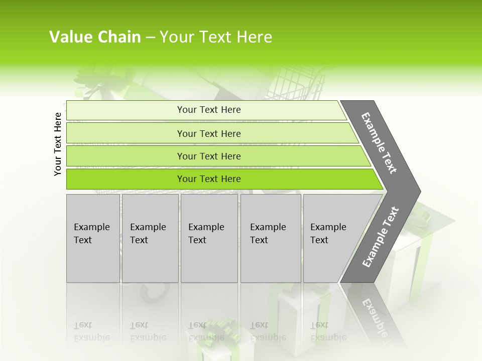 Box Pictogram Festive PowerPoint Template