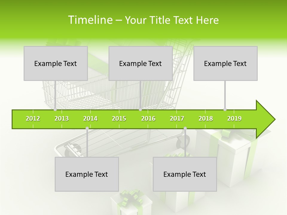 Box Pictogram Festive PowerPoint Template