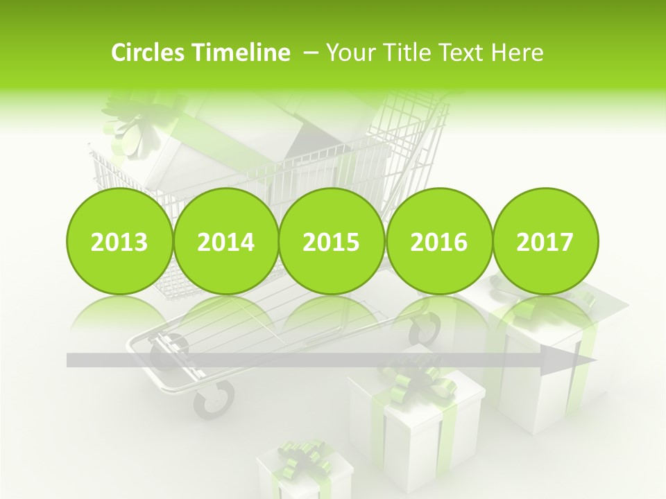 Box Pictogram Festive PowerPoint Template