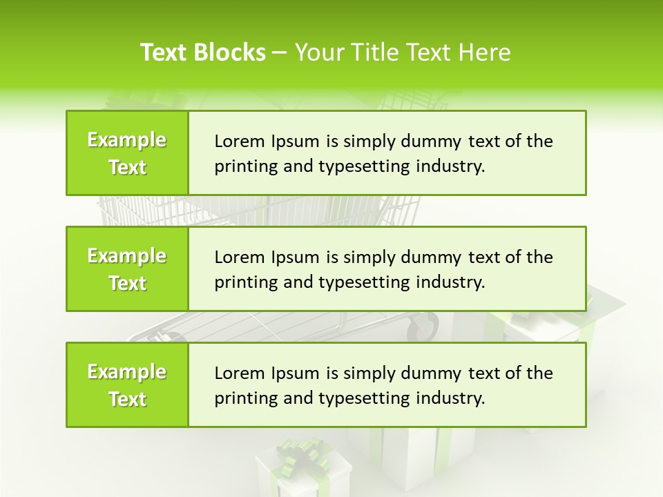 Box Pictogram Festive PowerPoint Template