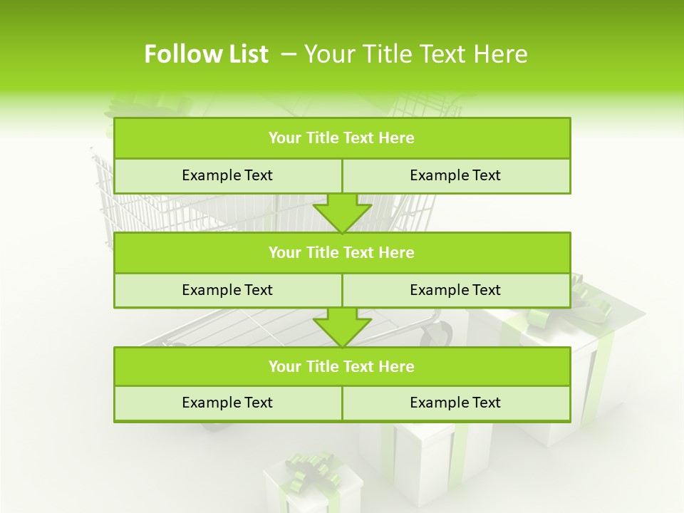 Box Pictogram Festive PowerPoint Template