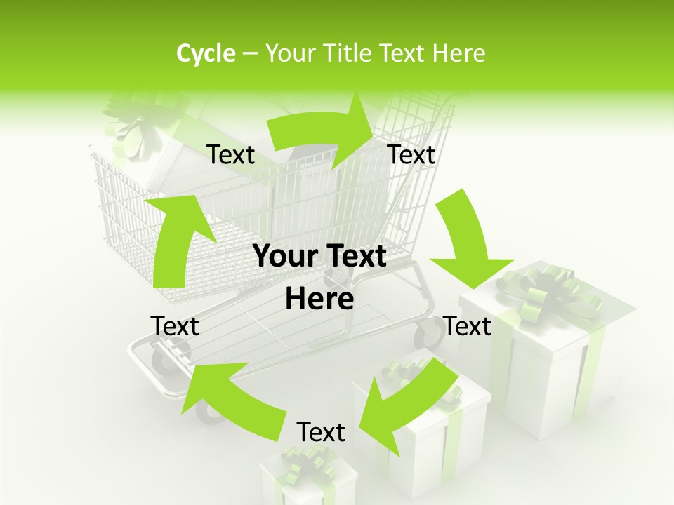 Box Pictogram Festive PowerPoint Template