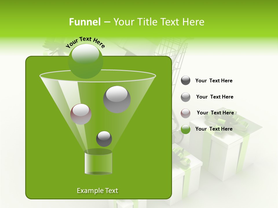 Box Pictogram Festive PowerPoint Template