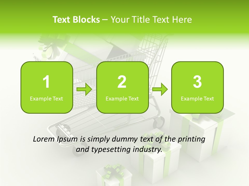 Box Pictogram Festive PowerPoint Template