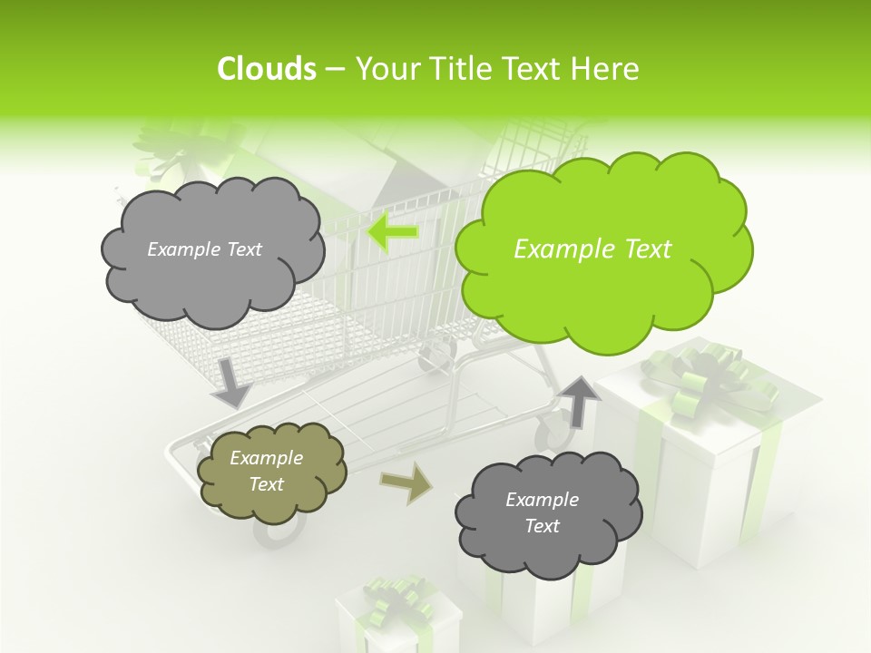 Box Pictogram Festive PowerPoint Template