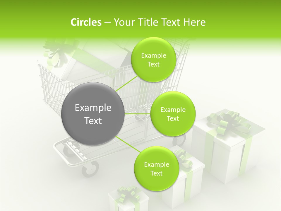 Box Pictogram Festive PowerPoint Template