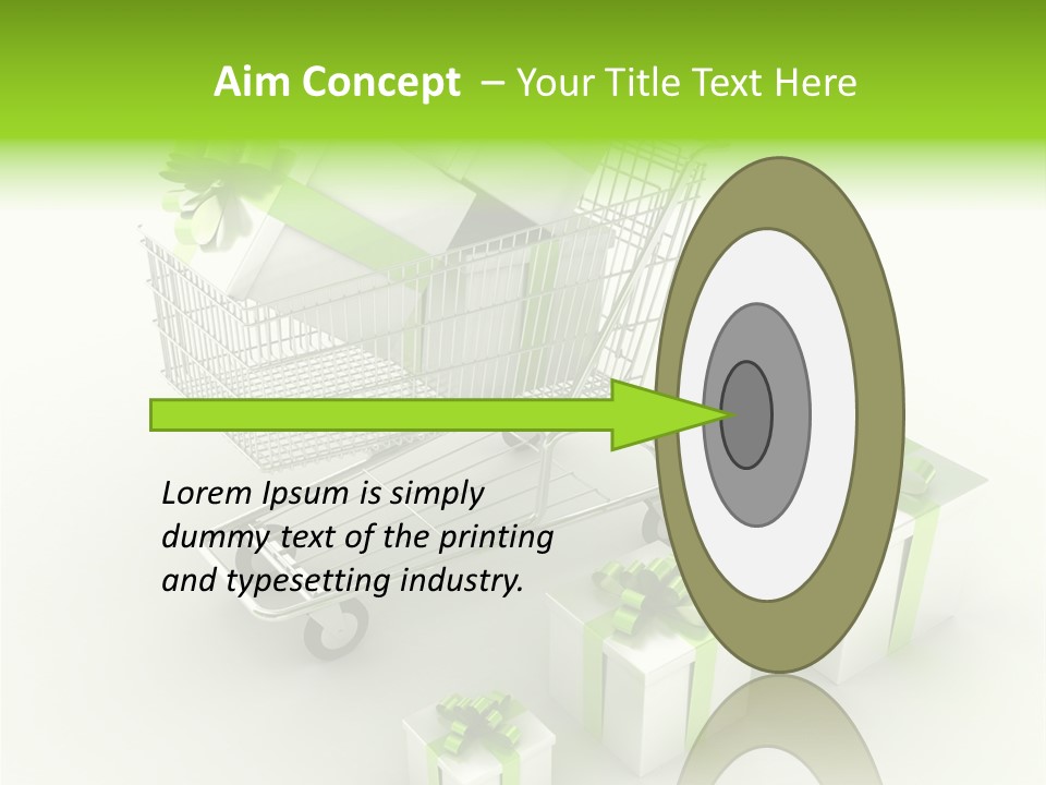 Box Pictogram Festive PowerPoint Template