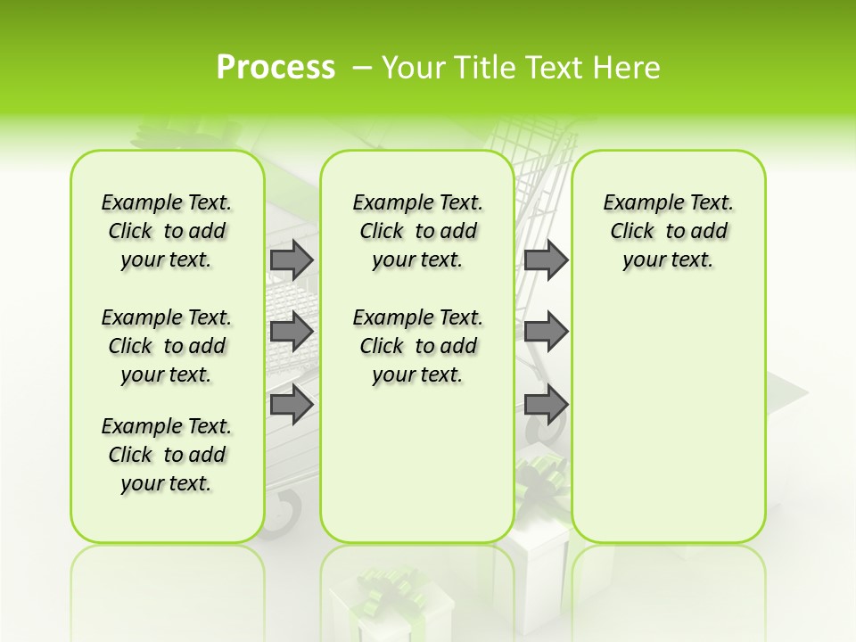 Box Pictogram Festive PowerPoint Template