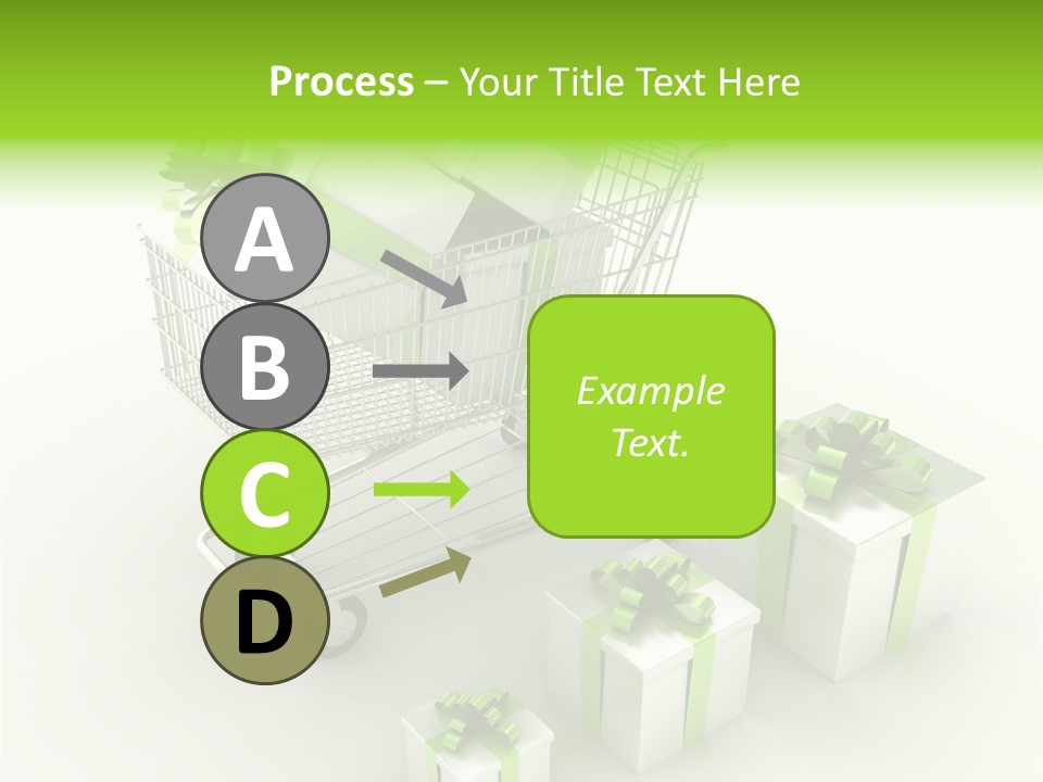 Box Pictogram Festive PowerPoint Template