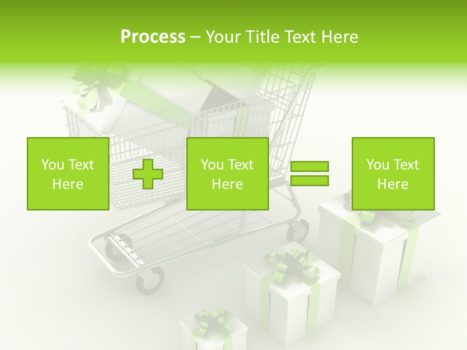 Box Pictogram Festive PowerPoint Template