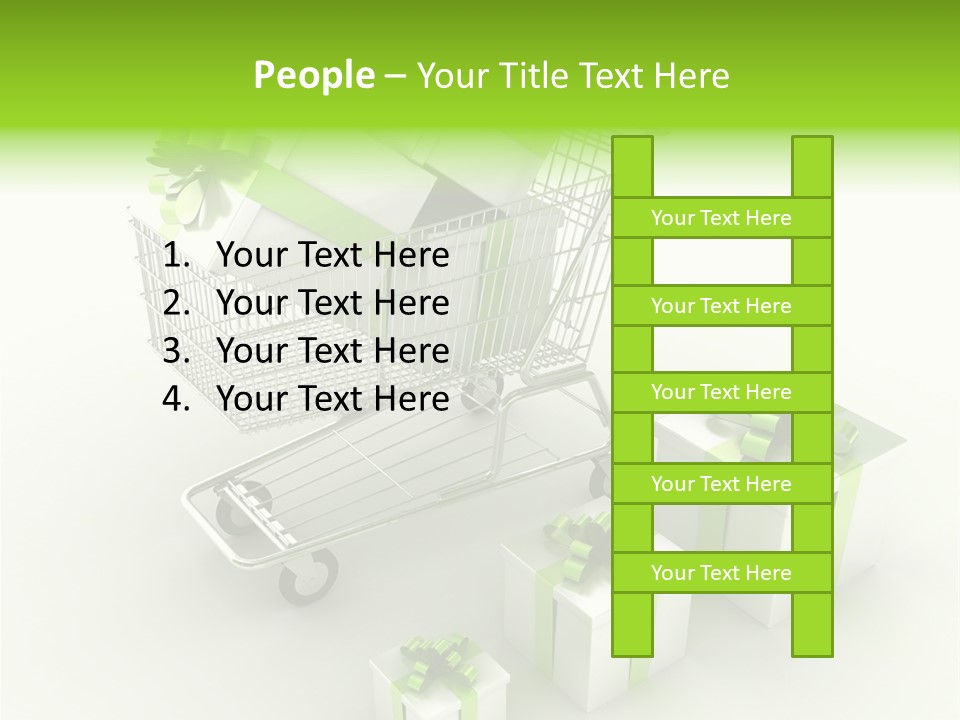 Box Pictogram Festive PowerPoint Template